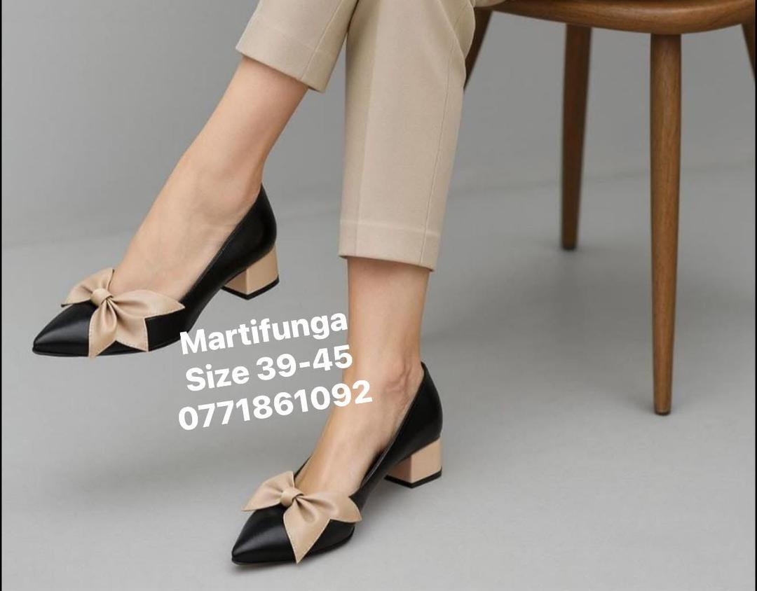 Black Mary Jane Block Heels