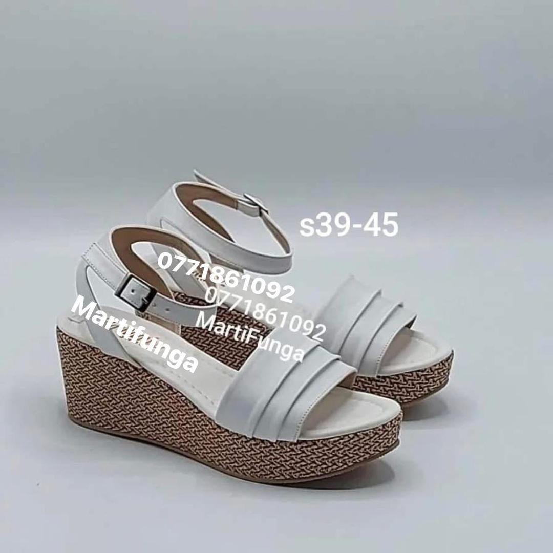 White Espadrille Wedge Sandals